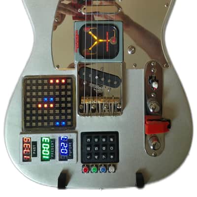 Scarab Guitars DeLorean Time Machine Guitar - Serial #001 - Playable Work of Art Guitars image 12