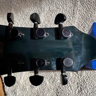 1980 Aria Pro II Les Paul Custom - Kirk Hammett Vibes - Ebony Blacked Out image 19