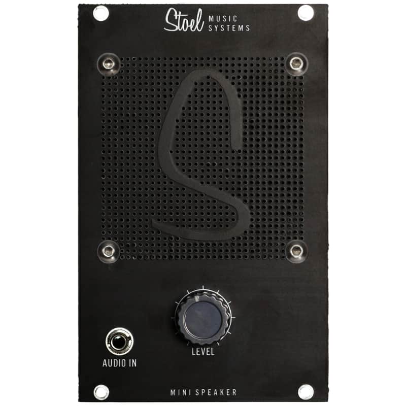 Stoel Music Systems Mini Speaker Eurorack Module, Dark Mode - Black image 1
