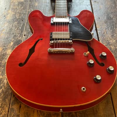 Gibson Memphis ES-335 Dot Figured Cherry 2012 w/ OHSC & Docs image 8