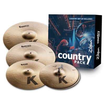 Zildjian K0801C K Series Country Box Set 15/17/19/20" Cymbal Pack  - Traditional image 1