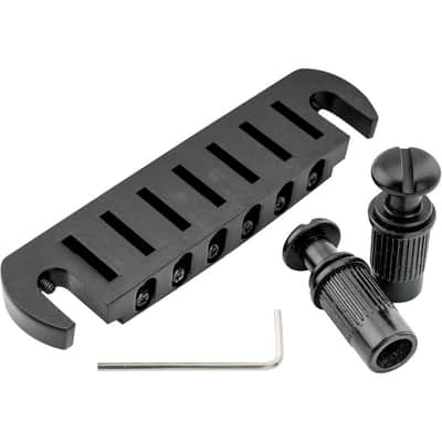 52.5mm (2-1/16 inch) String Spacing Tune-o-matic Pigtail Style Adjustable Wraparound Bridge Tailpiece for Epiphone Les Paul SG Style Electric Guitar image 3