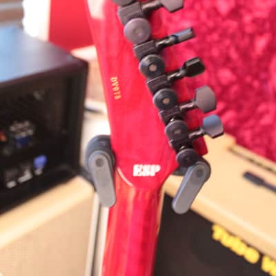 LTD Dave Mustaine DV8-R Tequila Sunrise w/ESP Sig Case image 6