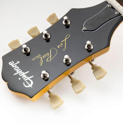 Vintage Style 3L3R Guitar Locking Tuners String Tuning Pegs Keys Machine Heads Set for Les Paul Style Electric or Acoustic Guitar, Nickel with Green Keystone Button image 8