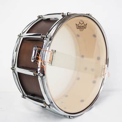 Pearl USED ​​Masters Maple Pure Snare Drum 14x6.5 - #382 Nature Walnut [MP4P1465S/C #382] image 4
