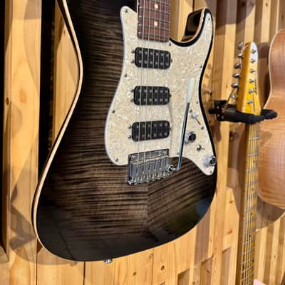 2009 Tom Anderson Guitarworks Drop Top Classic ~ Trans Black Burst image 3
