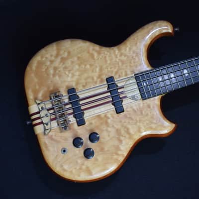 Alembic John Entwistle Signed 5 String Persuader 1983 Natural Quilted Maple image 1