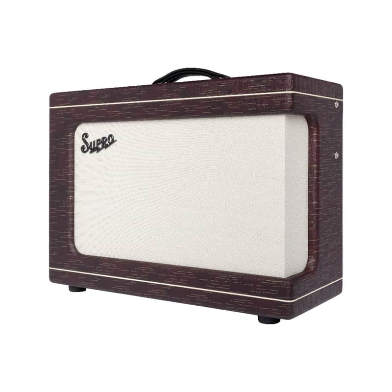 Supro Ambassador 50W 2x10 Combo Burgundy Gold Scandia image 1