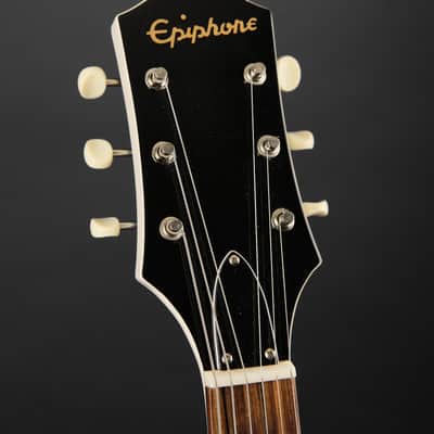 2019 Epiphone George Thorogood Signature White Fang ED-125 TDC Bone White image 2