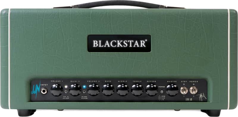 Blackstar St. James Jared James Nichols Signature Tube Guitar Head, 50W, British Racing Green image 1