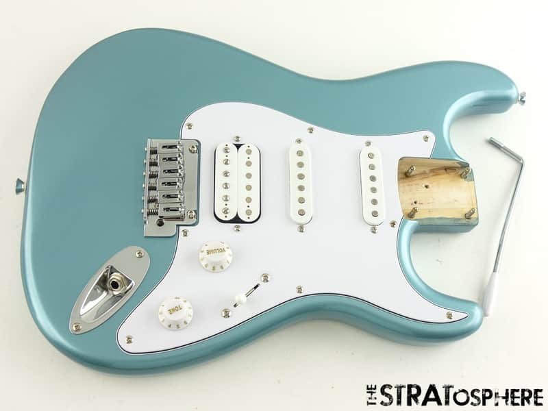 LOADED Fender Squier Affinity Series Stratocaster Junior HSS Strat BODY, IBM! image 1