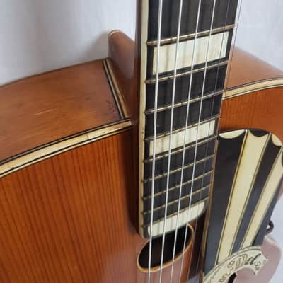RARE Vintage 1949 Otto Meindl Migma Meister Jazz Guitar "Mein-Del" (Germany) image 9