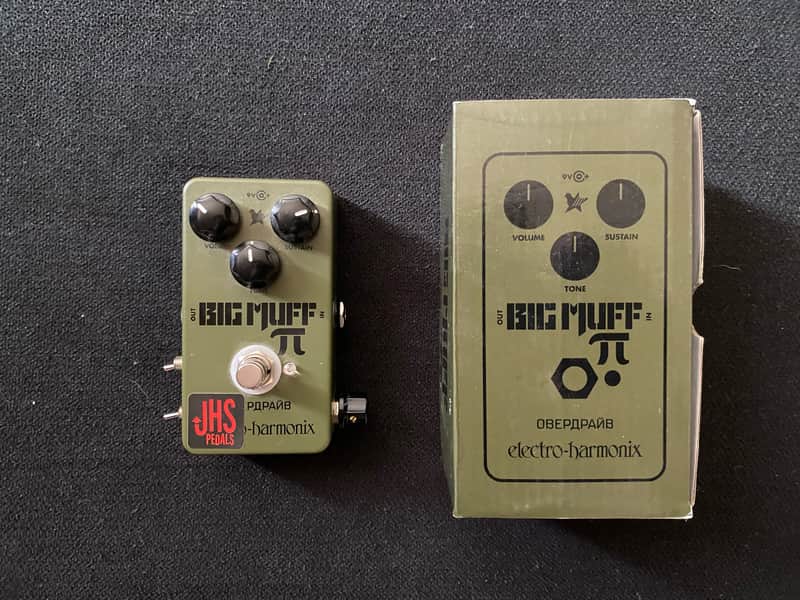 JHS BIG MUFF π Russian Moscow Mod JHS Green Russian Big Muff Reissue with Moscow Mod | Reverb