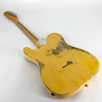 2019 Fender Custom Shop ’52 Heavy Relic Telecaster – Butterscotch Blonde image 3