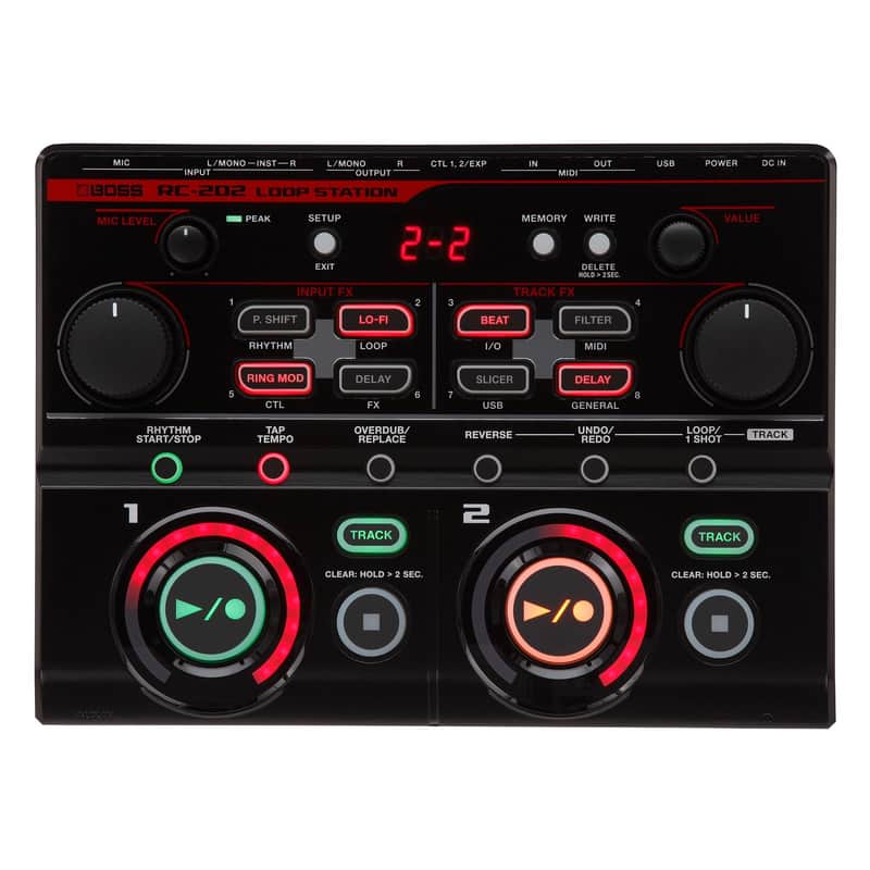 BOSS RC-202 Loop Station | Fingertip Looping for Progressive Music Creators | Two Stereo Tracks | 64 Phrase Memories | USB Audio/MIDI Interface | For Club Performers, Electronic Musicians & Beatboxers image 1