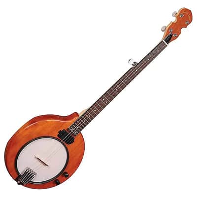 Gold Tone EB-5/L Solid Body Mahogany Top Maple Neck 5-String Electric Banjo with Hard Case For Left Handed Players image 3