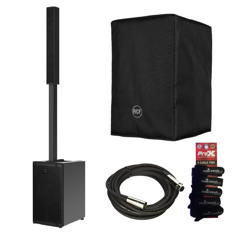 RCF EVOX-J9 Active 2100w 12" Three-way Column Array + Cover + XLRs image 1