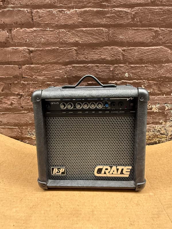 Crate GFX-15 Guitar Combo Amplifier w/ DSP Effects – Tested & Working – Used image 1
