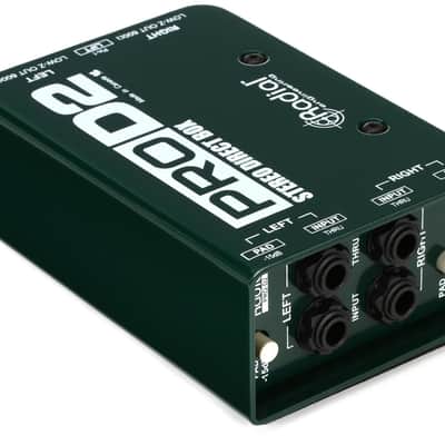 Radial ProD2 2-channel Passive Instrument Direct Box image 1