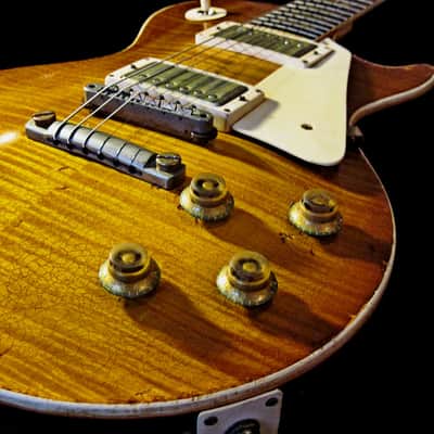 Gibson Custom Shop Tom Doyle "TIME MACHINE" #86 “SUPER PREMIUM” Historic Aged '59 Les Paul ~ R9 w/Doyle Coils PAF – Vintage 1959 Relic Burst image 14