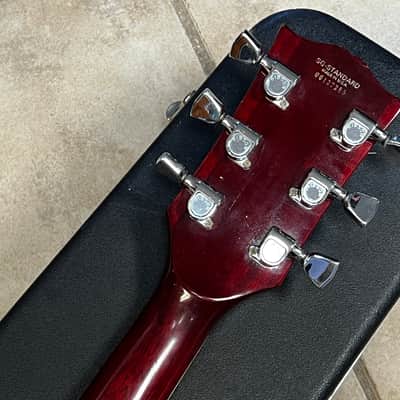 1976 Gibson SG Standard Cherry red with case image 13