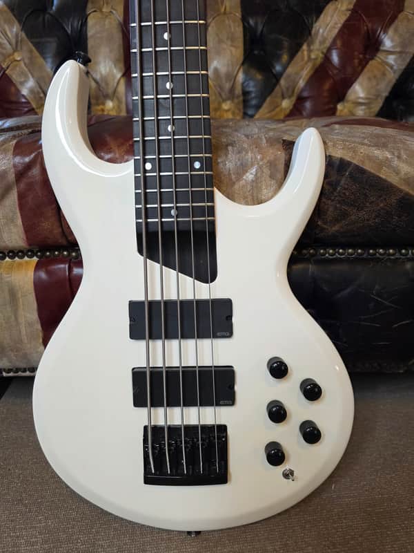 David Ellefson MEGADETH personal Masterbuilt Italian Custom Shop Boutique Luthier 5-String Jazz Bass Guitar Master Built EMG ex-Artist owned by Dave Ellefson ITALY image 1