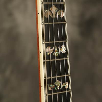 1973 Gretsch 7690 Super Chet Autumn Red Stain faded Orange image 13