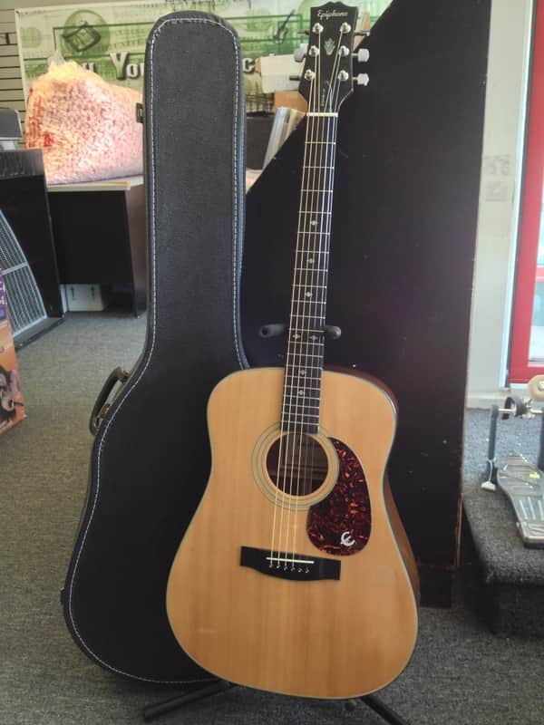 Epiphone PR 350S 1980s Acoustic Guitar w/Case image 1