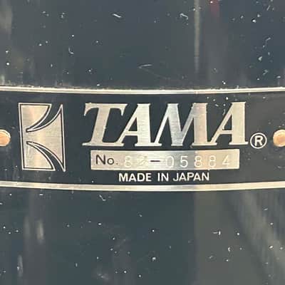 Tama 10X14" Red Label Imperialstar Concert Tom (1035-10275) 1982 - black wrao image 2
