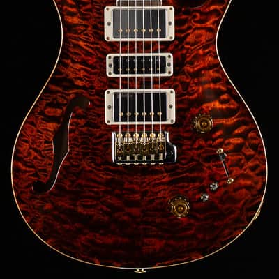 PRS Wood Library Willcutt Exclusive Special Semi-Hollow Quilt Maple 10-Top Orange Tiger 10 Top (063) image 3