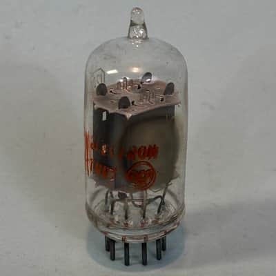 1967 RCA 12AU7A ECC82 Vintage 1960s Gray Plate Side D Getter Tube! T509 image 2