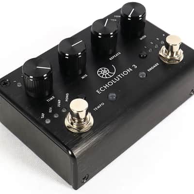 Pigtronix Echolution 3 5-Second Delay Black Electric Guitar Effect Pedal image 4