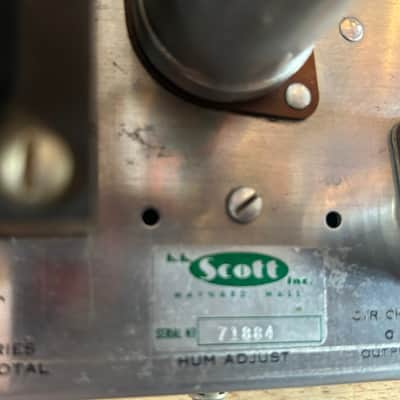 HH Scott 122 Early 60s Pre Amplifier Rare image 8