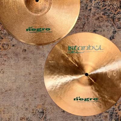 Istanbul Mehmet Horacio EL Negro Hernandez 14” Hihats BRUSHED FINISH 1064 1270 g IMMACULATE image 4