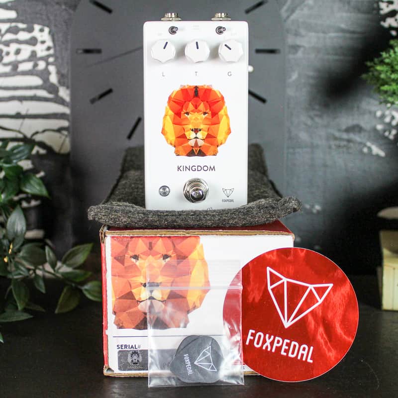 Preowned Foxpedal Kingdom Overdrive w/ Box (Klon Style) image 1