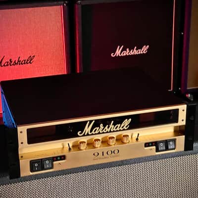 Marshall 9100 Dual Monobloc - 50/50w Stereo Power Amp - 1994 - Serviced - 120v USA image 2