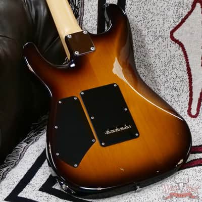 Suhr Custom Classic S Antique HSS Rear Rout Indian Rosewood Fingerboard 2 Tone Tobacco Burst 7.70 LBS image 12