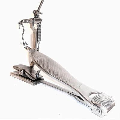 Ludwig Bass Drum Pedal, Cymbal Striker, Clanger Cymbal w/Script Logo Holder, Bass Drum Spurs /  1920s-1930s Traps Era / INSPECTED & TETSTED image 5