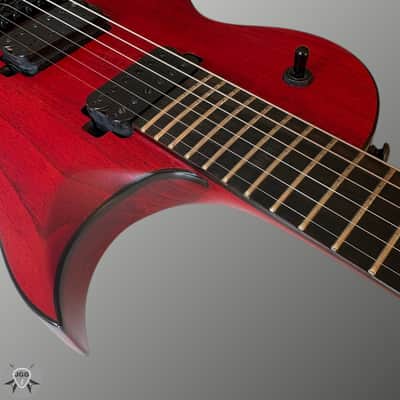Solar GC2.6TBR Trans Blood Red Matte - With Gig Bag - Excellent Condition image 7
