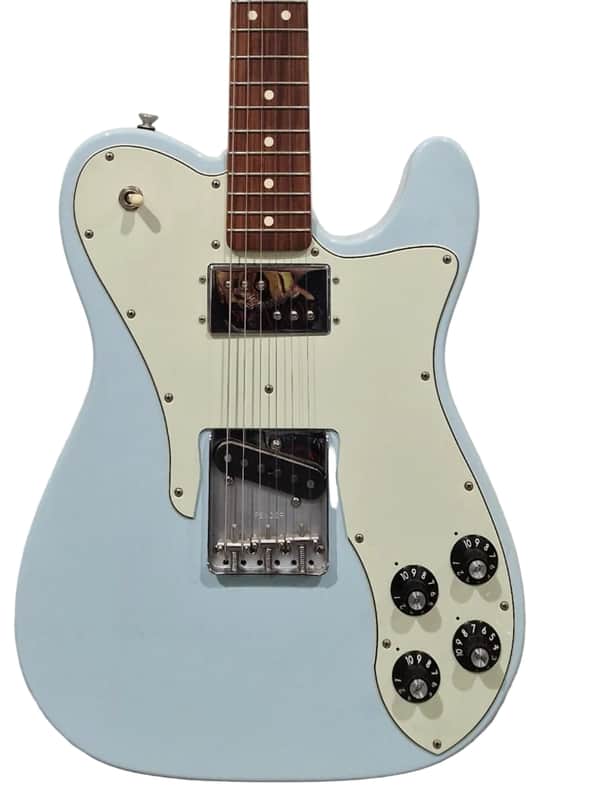 Fender Vintera Telecaster Custom - Electric Guitar - Sonic Blue - Made In Mexico S/N MX19051283  - Excellent w/ Soft Case - Refurbished
