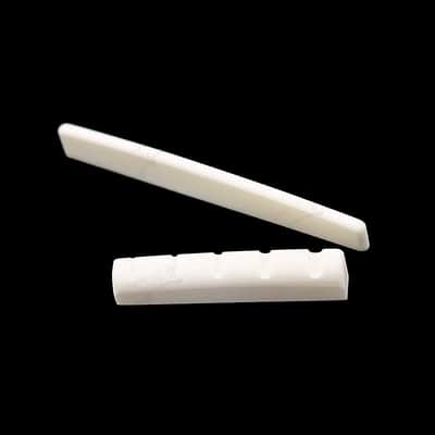 5 string bass Bone Nut Bone Saddle,48X6X10、74X3x10mm image 4
