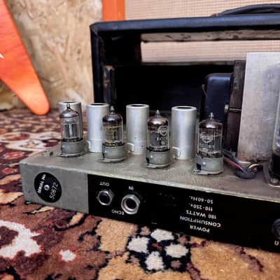 Vintage 1960s Selmer Treble N Bass 50 MKIII MK3 Valve Guitar Amplifier Mullards image 15