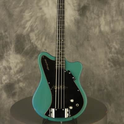 RARE 1960's Ampeg SSB-1 short scale Bass original TURQUOISE!!! image 2