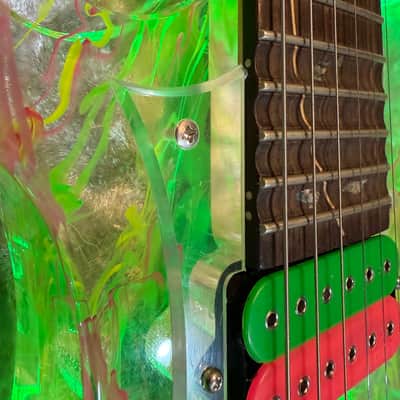 Ibanez JEM20th Steve Vai Signature 20th Anniversary 2007 - Clear Splatter image 18