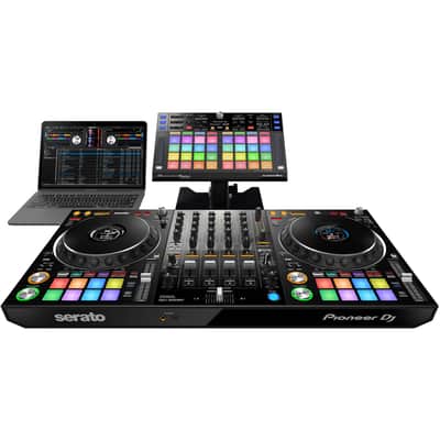 Pioneer DJ DDJ-XP2 Sub-Controller with Pioneer DJ DJC-STS1 Booth Stand image 5