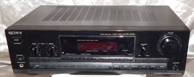 Sony STR-D390 Stereo only no surround receiver with phono input image 1