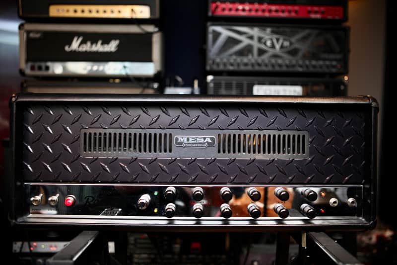 Mesa Boogie Dual Rectifier Rev F Revision F Chrome Chassis 2ch Solo Head - 1992 image 1