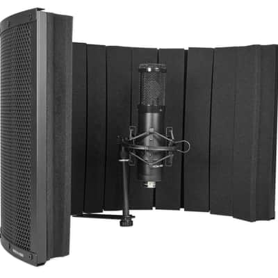 Rockville ROCKSHIELD 4 Large Studio Mic Isolation Shield Vocal Recording Booth image 9