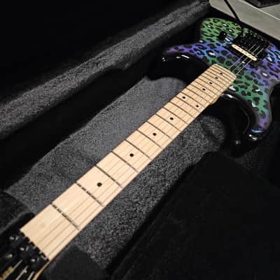 Kramer Baretta Custom Graphics Feral Cat Rainbow Leopard (Schaller Lockmeister) image 13