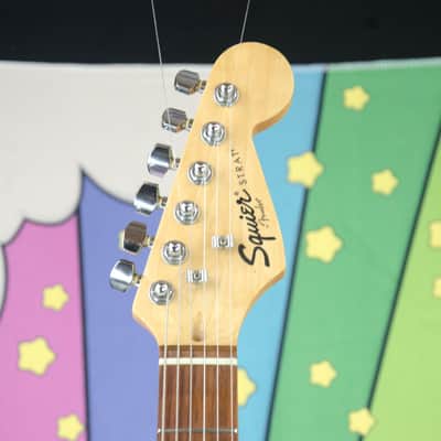 Used Squier Strat Electric Guitar, Rosewood Neck, SSS image 3